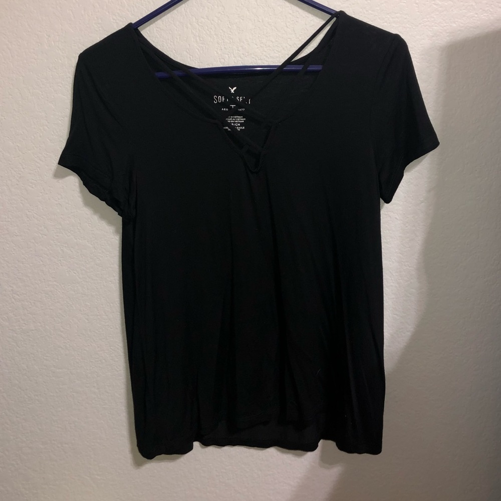 super soft v string shirt